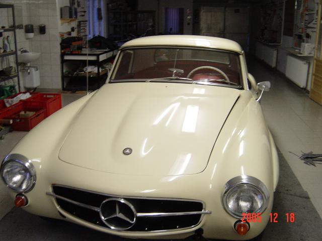 Mercedes 190 sl közkedvelt darab a veteránosok között